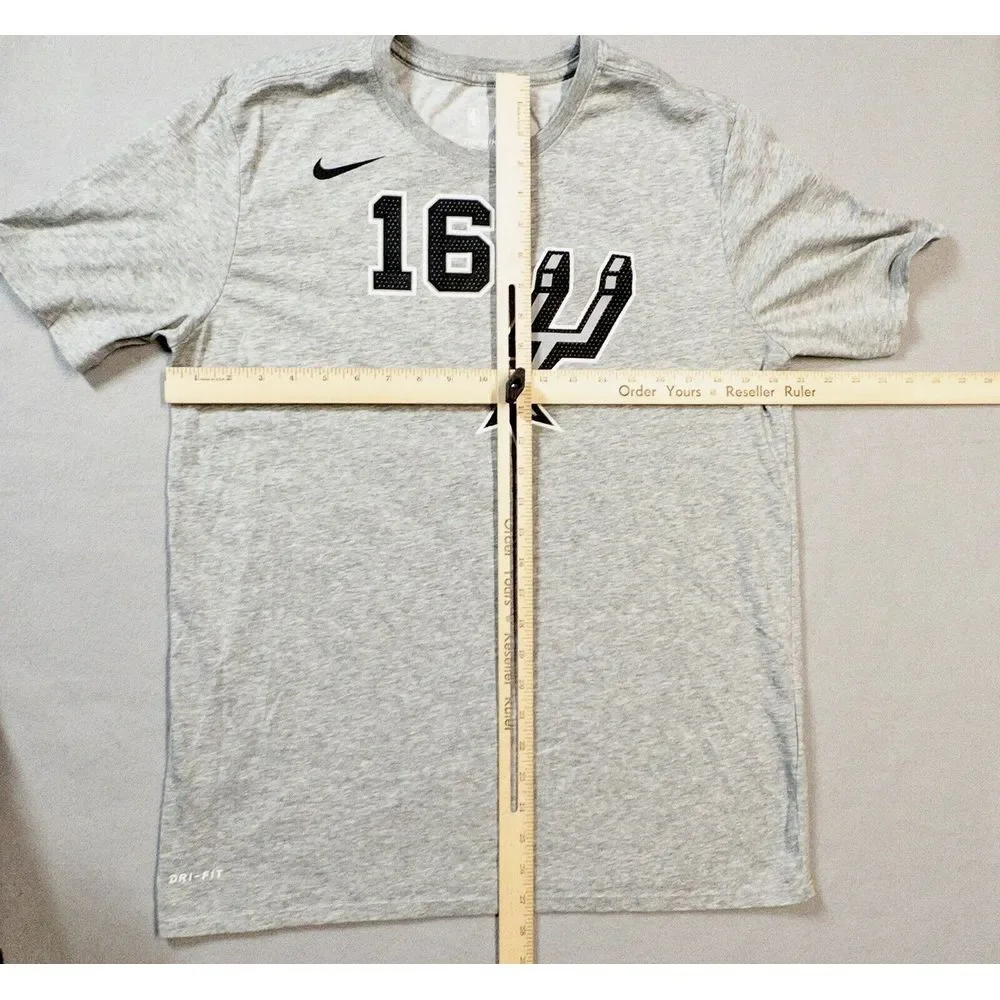The Nike Tee Dri Fit San Antonio Spurs Pau‎ Gasol Mens Medium